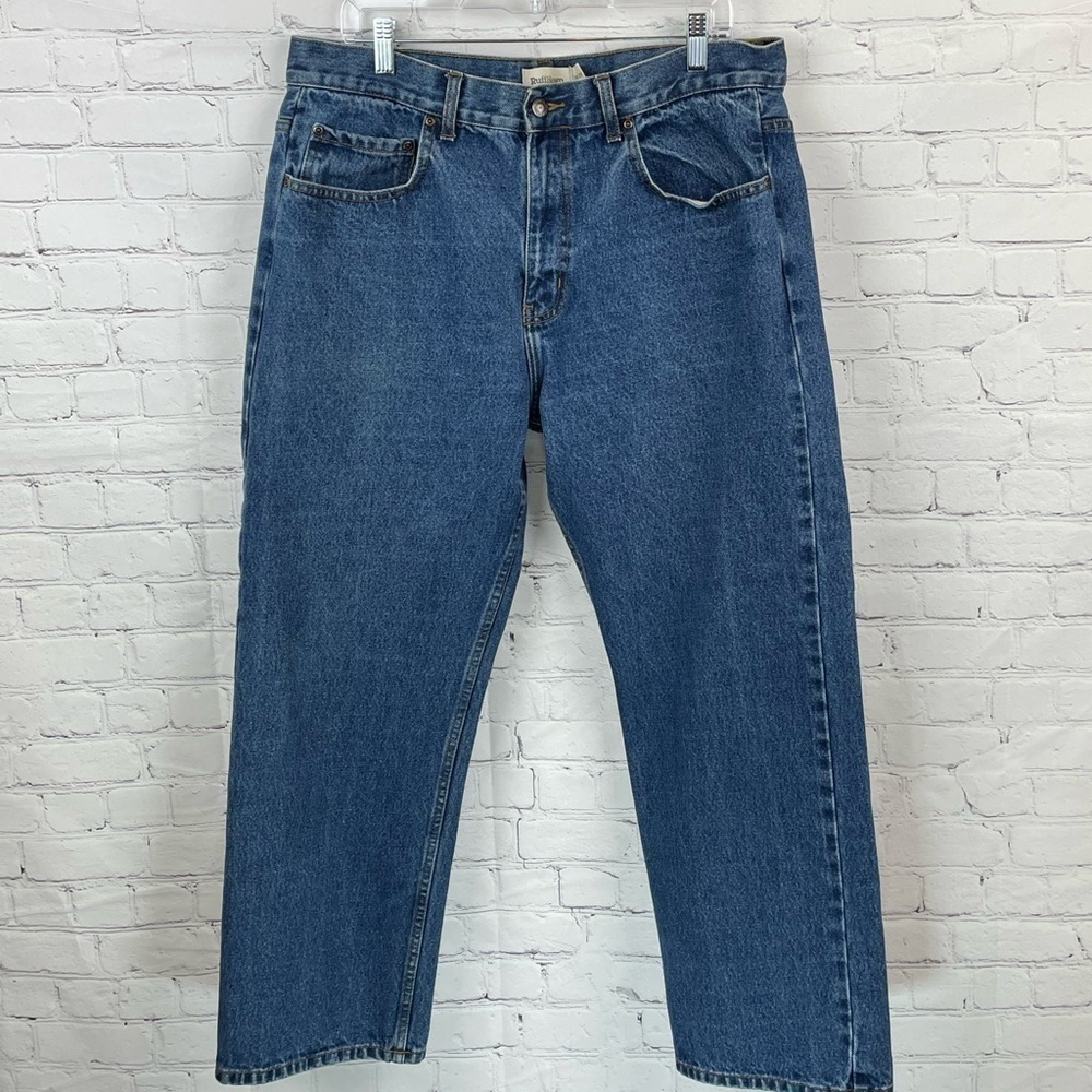 Ruff Hewn Men’s Medium Wash Blue Denim Jeans Size 36x29